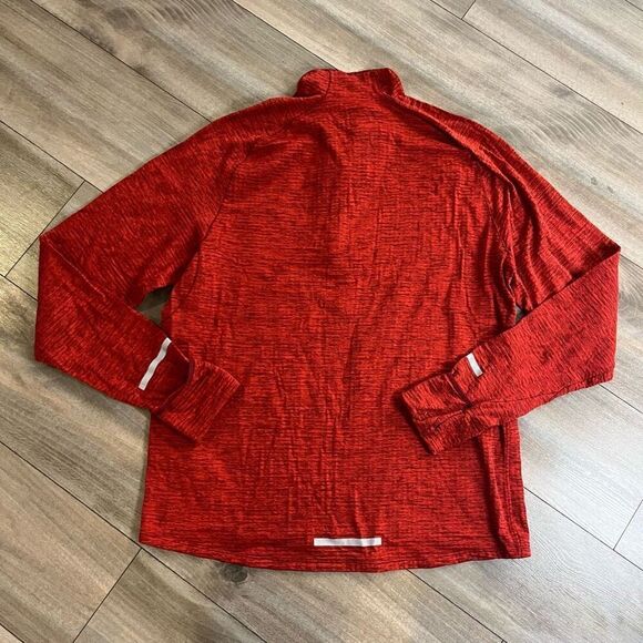 Nike Red Athletic Quarterzip Pullover Men Large - Picture 6 of 6